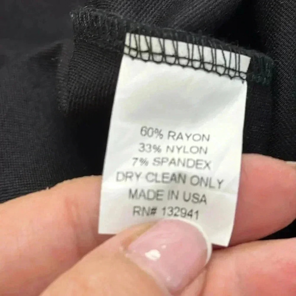 AMANDA UPRICHARD Off The Shoulder Little Black Dress Size Medium - Picture 6 of 6